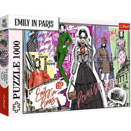 1000 detalių dėlionė „Emily Paryžiuje: Mados įkvėpimai“