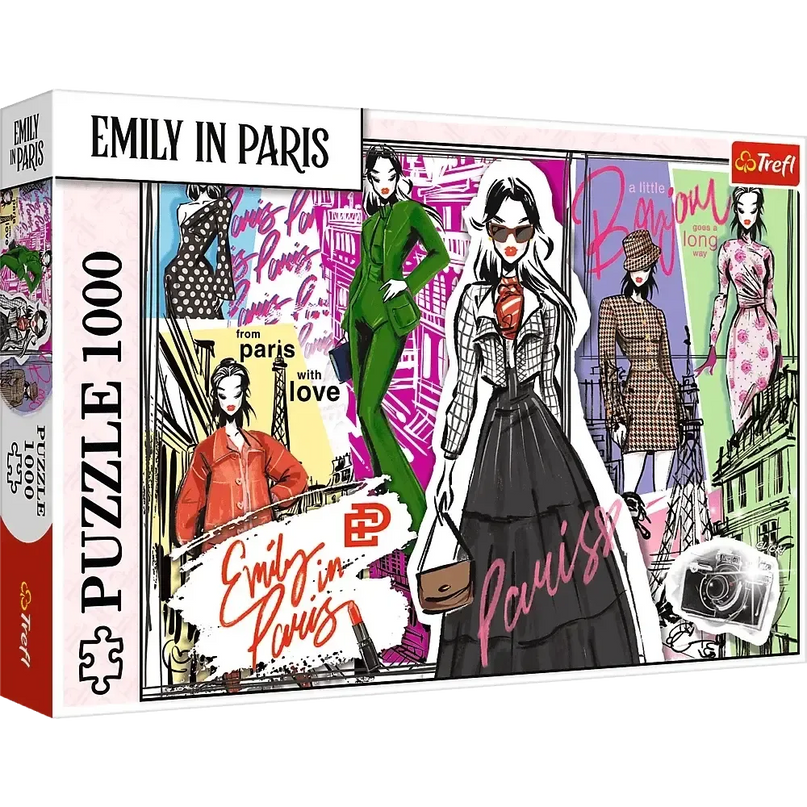 1000 detalių dėlionė „Emily Paryžiuje: Mados įkvėpimai“