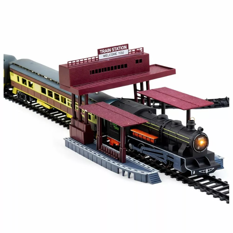 Rinkinys Fenfa Electric Train Set – elektrinis traukinio komplektas su 6 vagonais