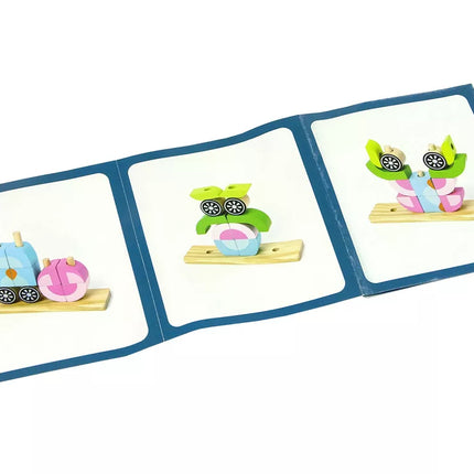 Medinė pelėdos formos dėlionė