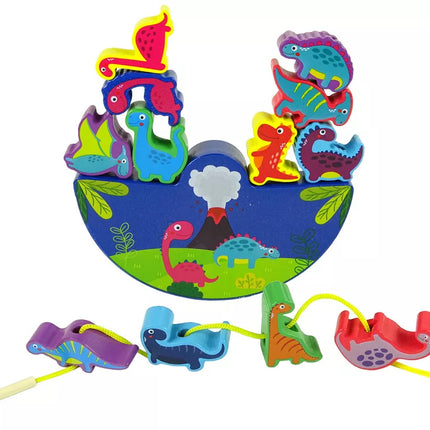 Medinis dinozaurų balanso žaidimas