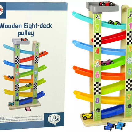 Mediniė automobilių čiuožykla