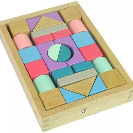 Medinių kaladėlių rinkinys