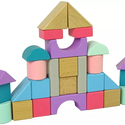 Medinių kaladėlių rinkinys