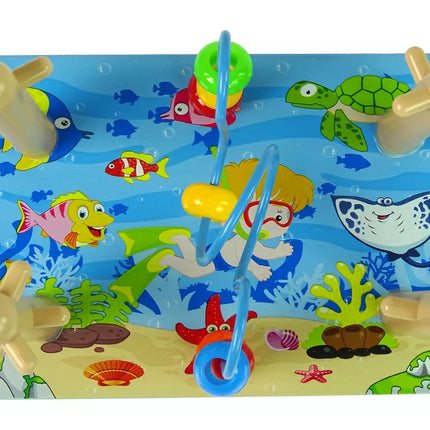 Edukacinis medinių kaladėlių rinkinys