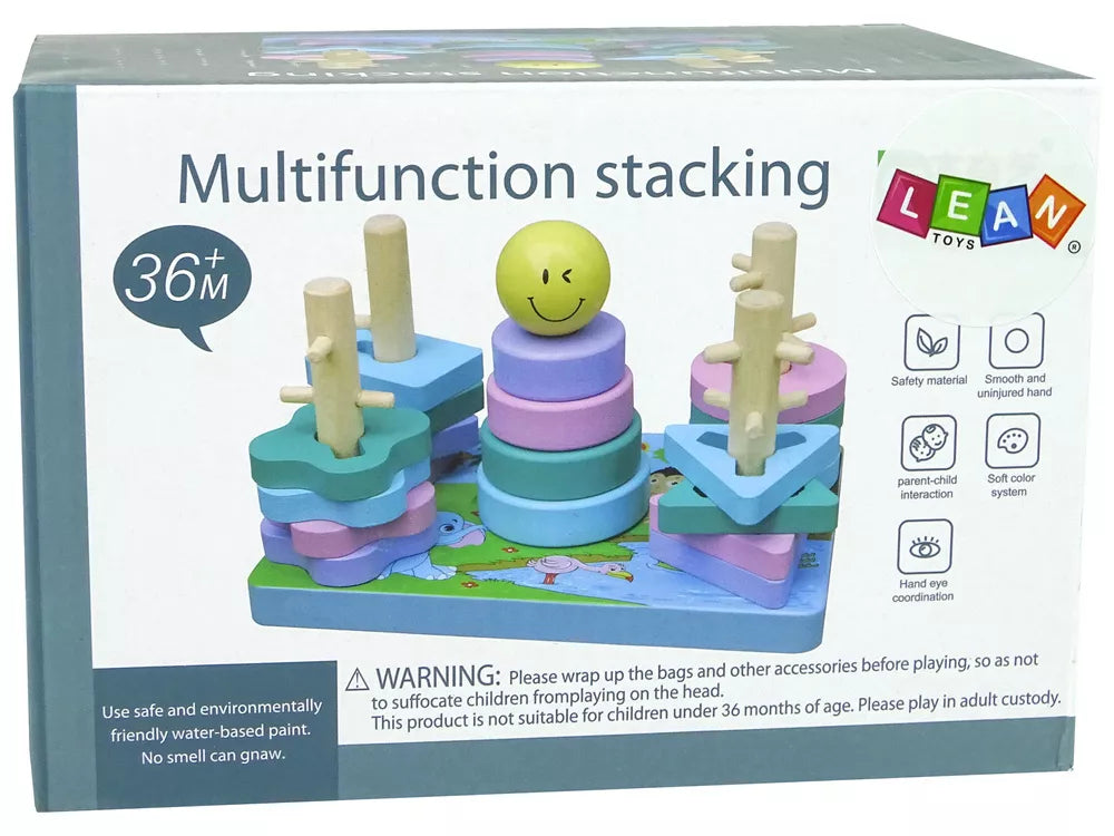 Edukacinis medinių kaladėlių rinkinys