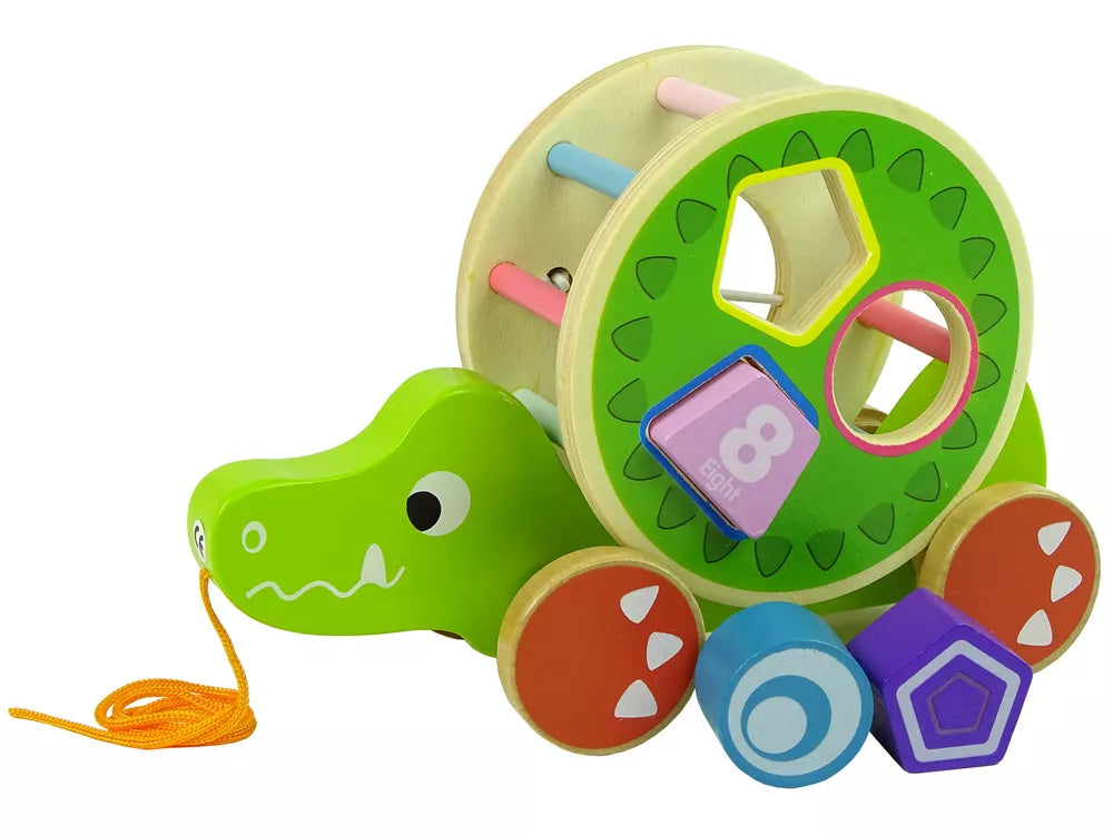 Krokodilo formos rūšiuoklio rinkinys