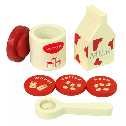 Medinis kavos virimo aparato rinkinys