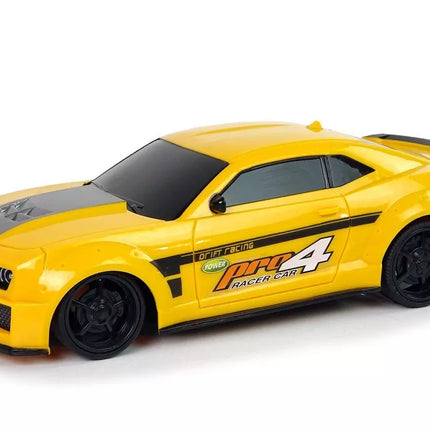 Nuotoliniu būdu valdomas sportinis automobilis 1:24 geltonas