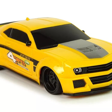 Nuotoliniu būdu valdomas sportinis automobilis 1:24 geltonas