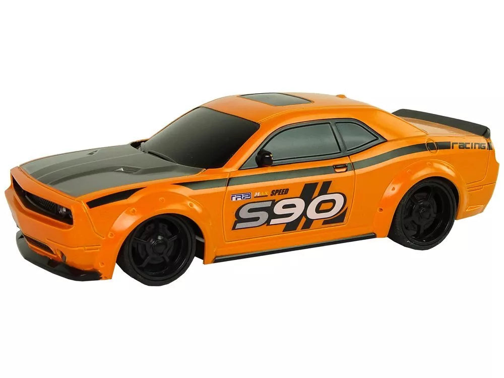 Nuotoliniu būdu valdomas sportinis automobilis 1:24 oranžinis