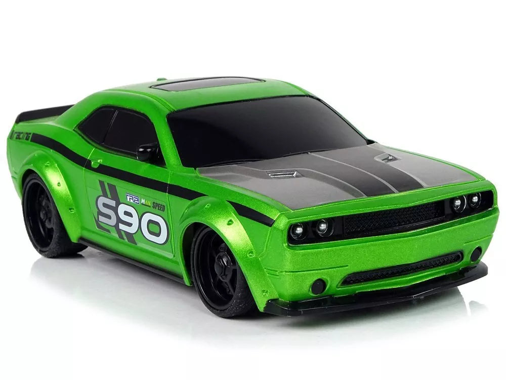Nuotoliniu būdu valdomas sportinis automobilis 1:24 žalias