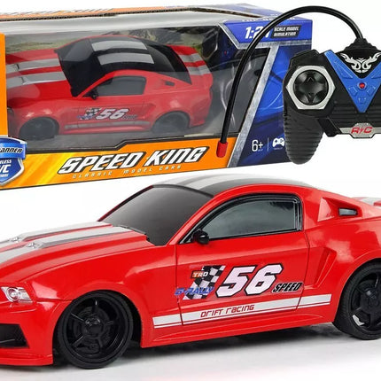 Nuotoliniu būdu valdomas sportinis automobilis 1:24 – raudonas
