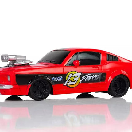Nuotoliniu būdu valdomas sportinis automobilis 1:20 – raudonas lenktyninis modelis „Pilot 13“