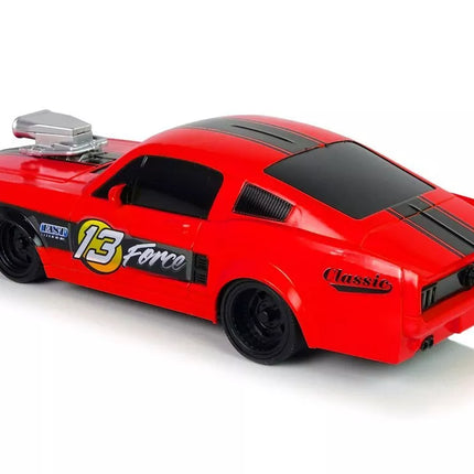 Nuotoliniu būdu valdomas sportinis automobilis 1:20 – raudonas lenktyninis modelis „Pilot 13“