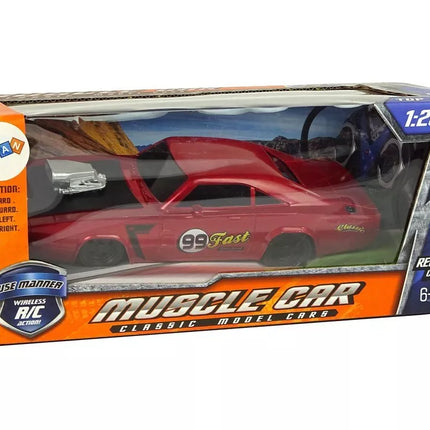 Nuotoliniu būdu valdomas sportinis automobilis 1:20 – raudonas lenktyninis modelis „Pilot 99“