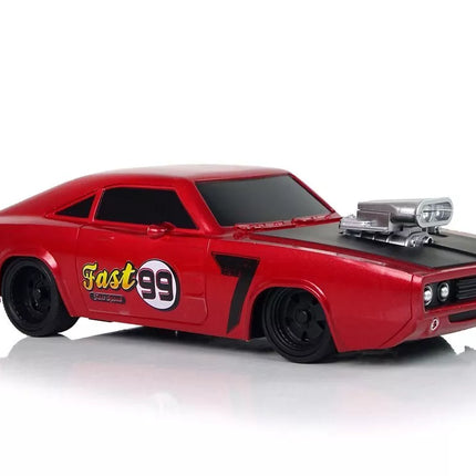 Nuotoliniu būdu valdomas sportinis automobilis 1:20 – raudonas lenktyninis modelis „Pilot 99“