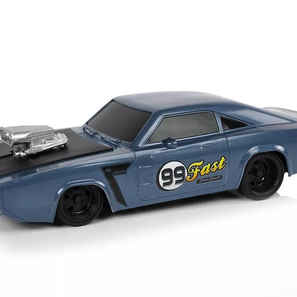 Nuotoliniu būdu valdomas sportinis automobilis 1:20 – pilkas lenktyninis modelis „Pilot 99“