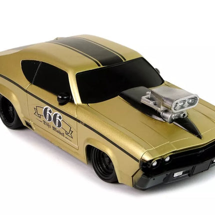 Nuotoliniu būdu valdomas sportinis automobilis 1:20 – auksinis klasikinis modelis „Pilot GT 66“