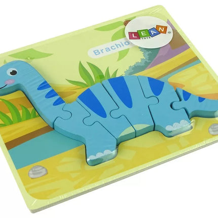 Medinė dėlionė „Dinozauras“