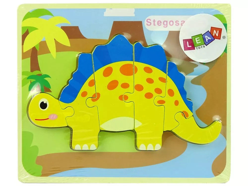 Medinė dėlionė „Dinozauras“