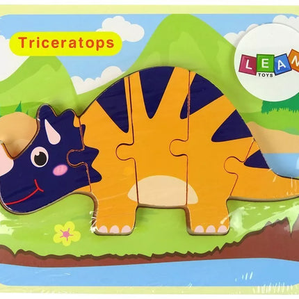 Medinė dėlionė „Dinozauras“