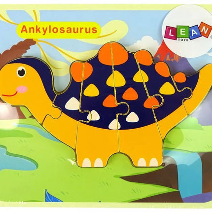 Medinė dėlionė „Dinozauras“