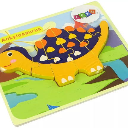 Medinė dėlionė „Dinozauras“