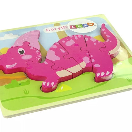 Medinė dėlionė „Dinozauras“
