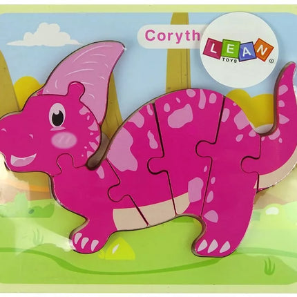 Medinė dėlionė „Dinozauras“