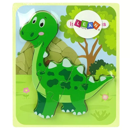 Medinė dėlionė „Dinozauras“