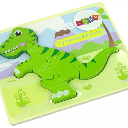 Medinė dėlionė „Dinozauras“
