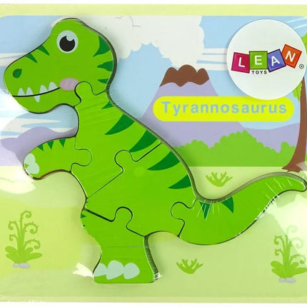 Medinė dėlionė „Dinozauras“