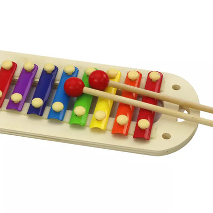 Medinis dinozauro formos ksilofonas