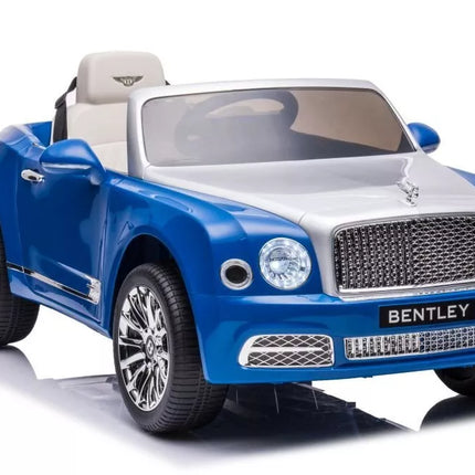 akumuliatorinis vaikiškas automobilis Bentley Mulsanne, mėlyna spalva