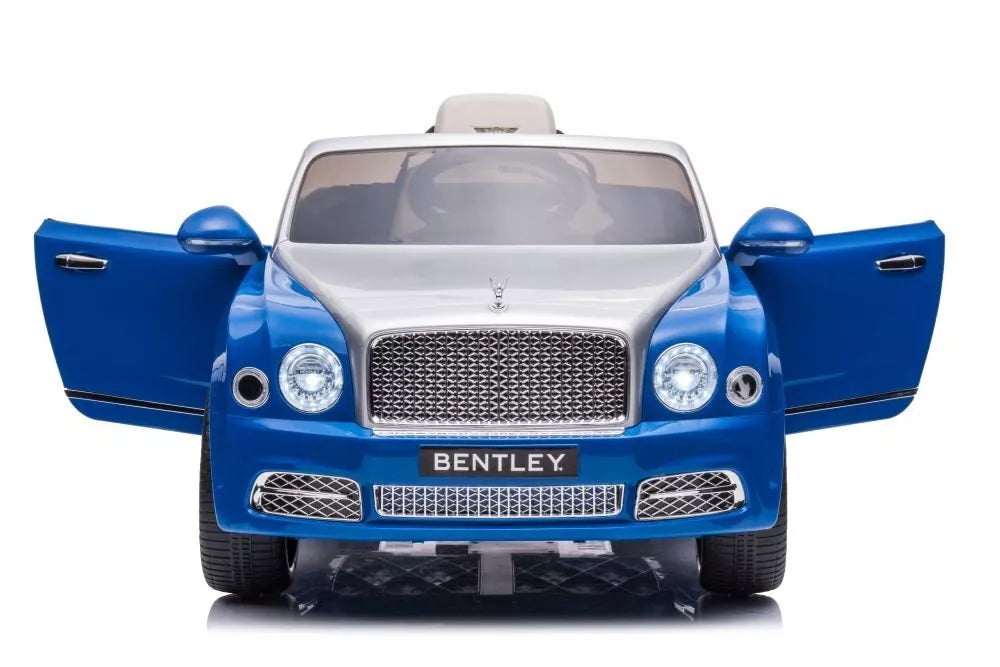 akumuliatorinis vaikiškas automobilis Bentley Mulsanne, mėlyna spalva