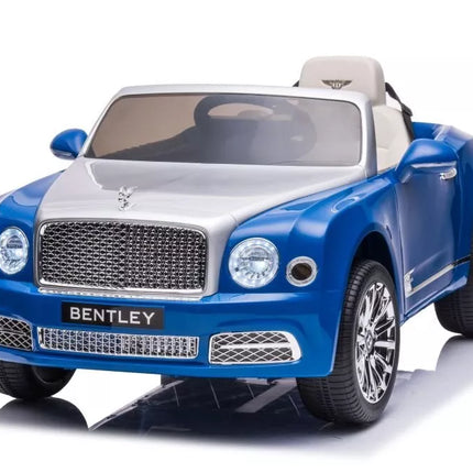 akumuliatorinis vaikiškas automobilis Bentley Mulsanne, mėlyna spalva