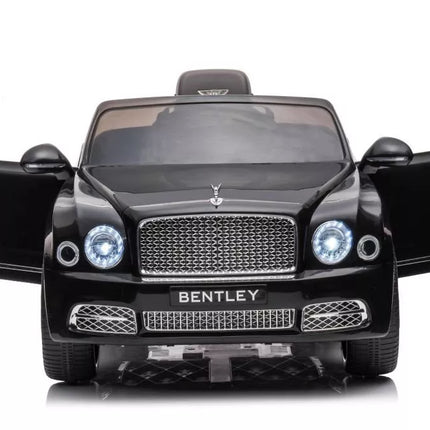 akumuliatorinis vaikiškas automobilis Bentley Mulsanne, juoda spalva