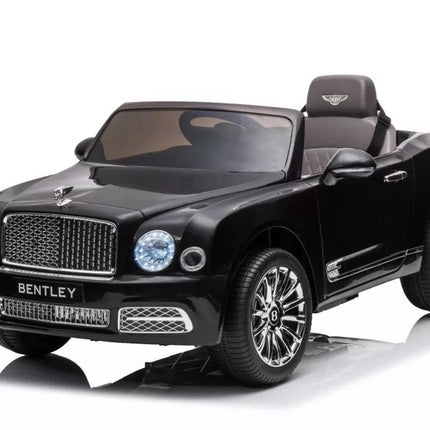 akumuliatorinis vaikiškas automobilis Bentley Mulsanne, juoda spalva