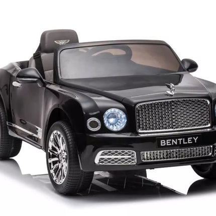 akumuliatorinis vaikiškas automobilis Bentley Mulsanne, juoda spalva