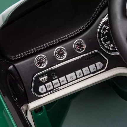 akumuliatorinis vaikiškas automobilis Bentley Mulsanne, žalia spalva