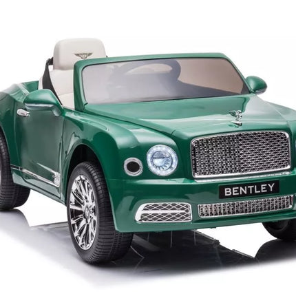 akumuliatorinis vaikiškas automobilis Bentley Mulsanne, žalia spalva