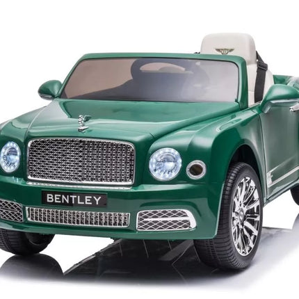 akumuliatorinis vaikiškas automobilis Bentley Mulsanne, žalia spalva