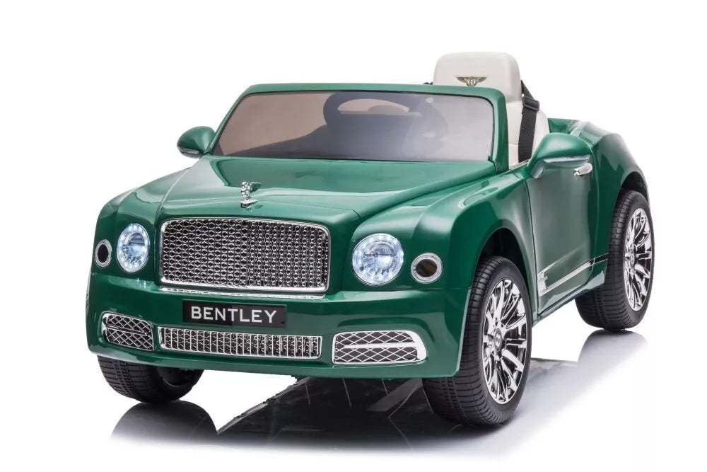 akumuliatorinis vaikiškas automobilis Bentley Mulsanne, žalia spalva
