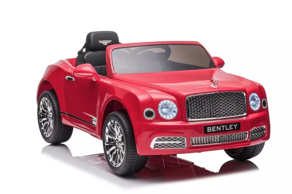 akumuliatorinis vaikiškas automobilis Bentley Mulsanne, raudona spalva