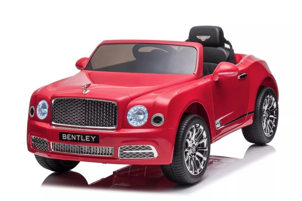 akumuliatorinis vaikiškas automobilis Bentley Mulsanne, raudona spalva