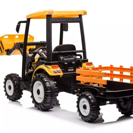 Akumuliatorinis vaikų automobilis JS3158B – geltonas