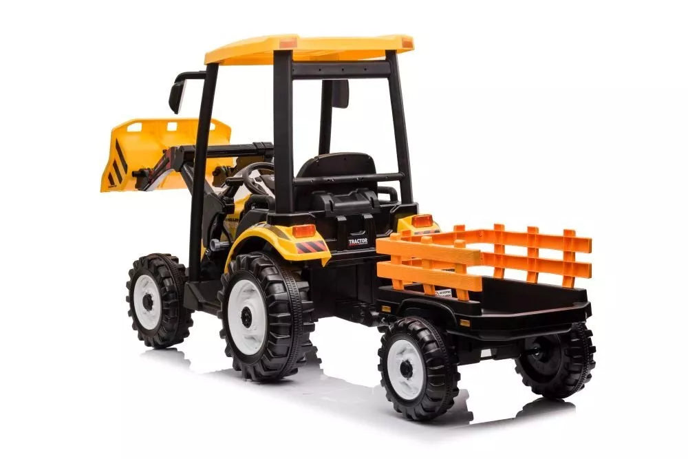 Akumuliatorinis vaikų automobilis JS3158B – geltonas