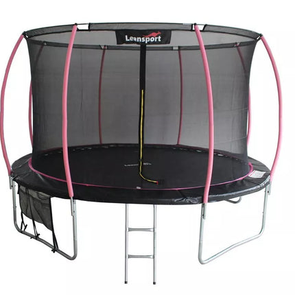 LEAN Sport Max 16ft (487 cm) batutas – juodas su rožiniais akcentais