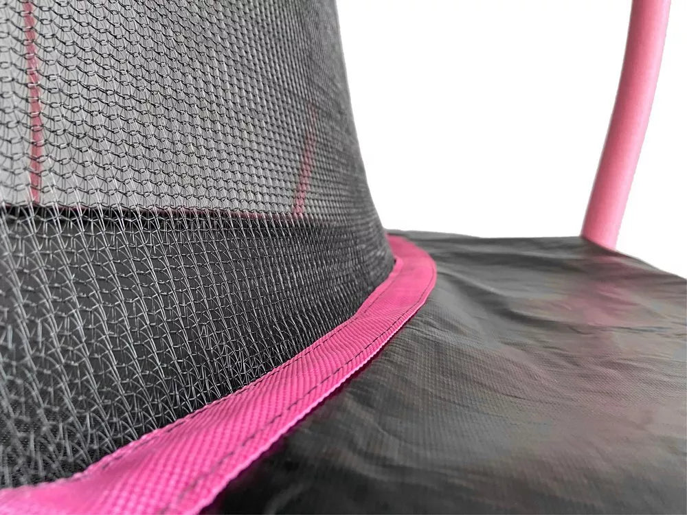 LEAN Sport Max 16ft (487 cm) batutas – juodas su rožiniais akcentais